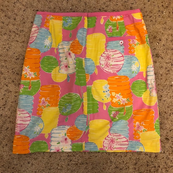 Lilly Pulitzer Vintage Chinese Lantern Skirt - Picture 3 of 3